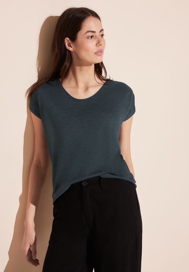 Materialmix T-Shirt