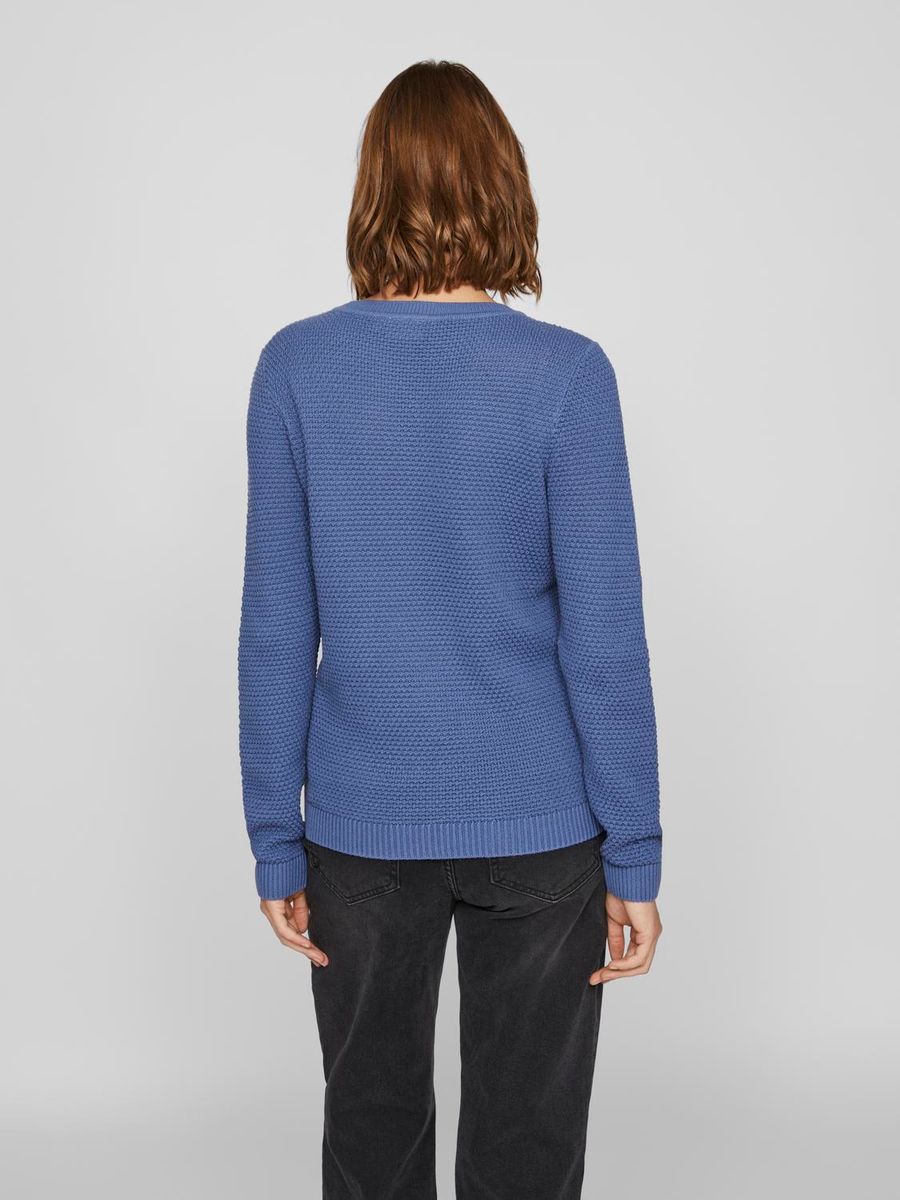 VIDALO O-NECK L/S KNIT TOP- NOOS