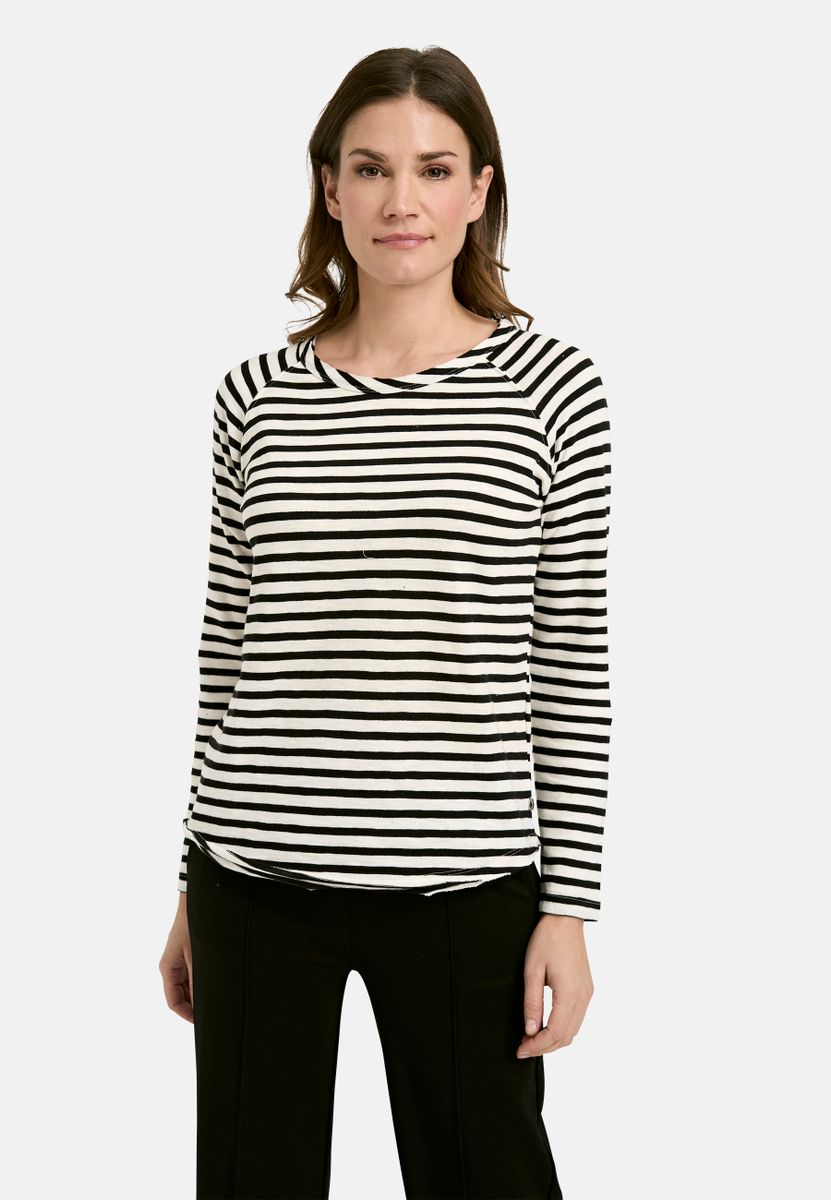 Basic sweat raglan striped