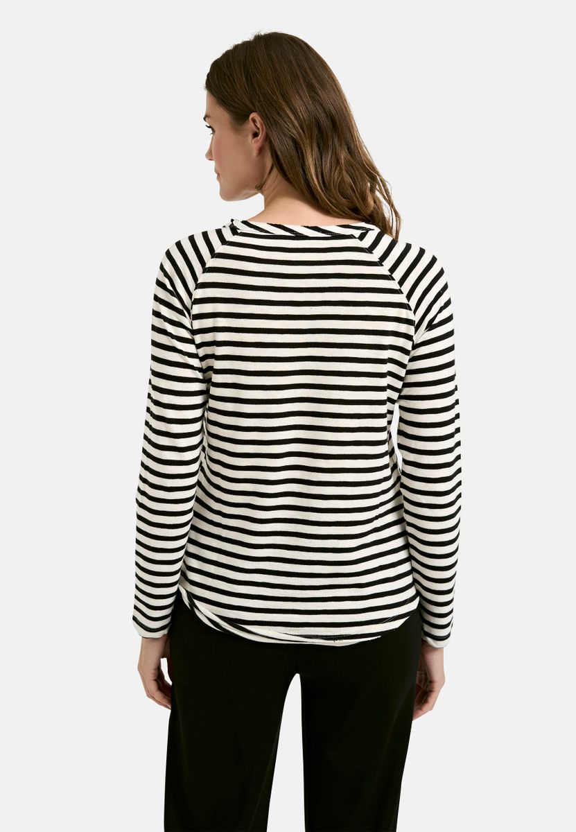 Basic sweat raglan striped