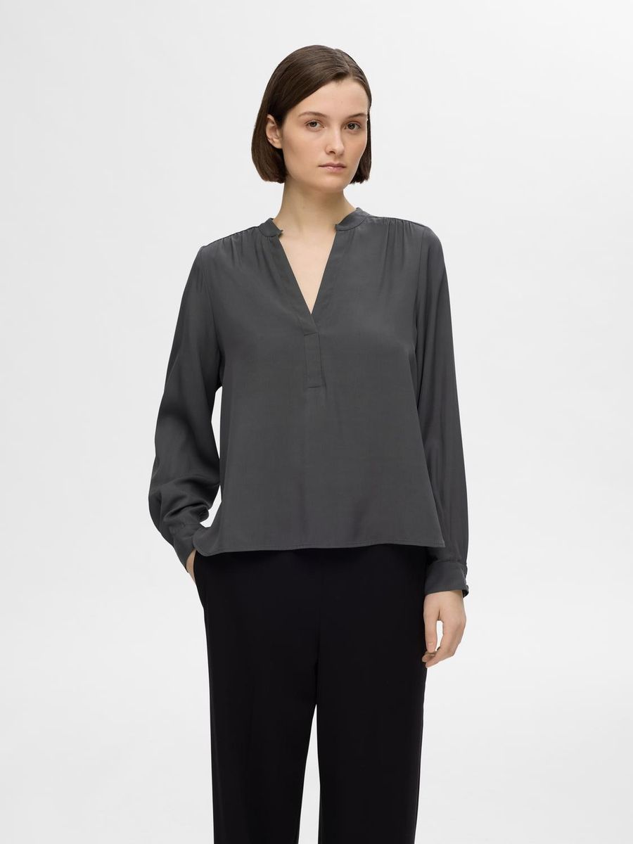 SLFMADDI LS V-NECK TOP NOOS