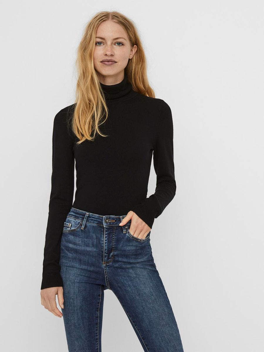 VMGLORY LS ROLLNECK BLOUSE GA NOOS