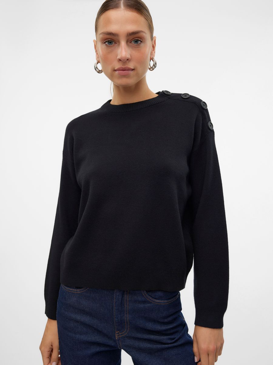 VMSABA LS O-NECK BUTTON PULLOVER GA NOOS