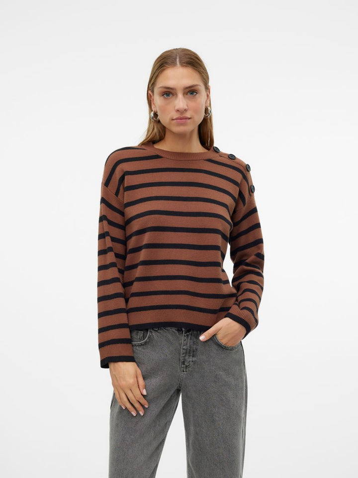 VMSABA LS O-NECK BUTTON PULLOVER GA NOOS