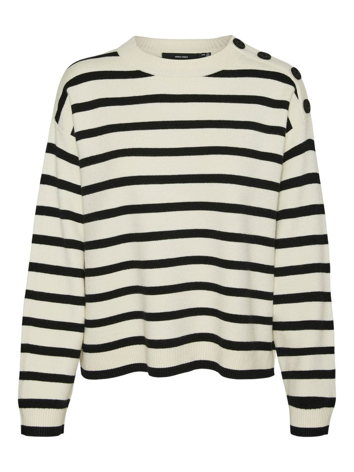 VMSABA LS O-NECK BUTTON PULLOVER GA NOOS