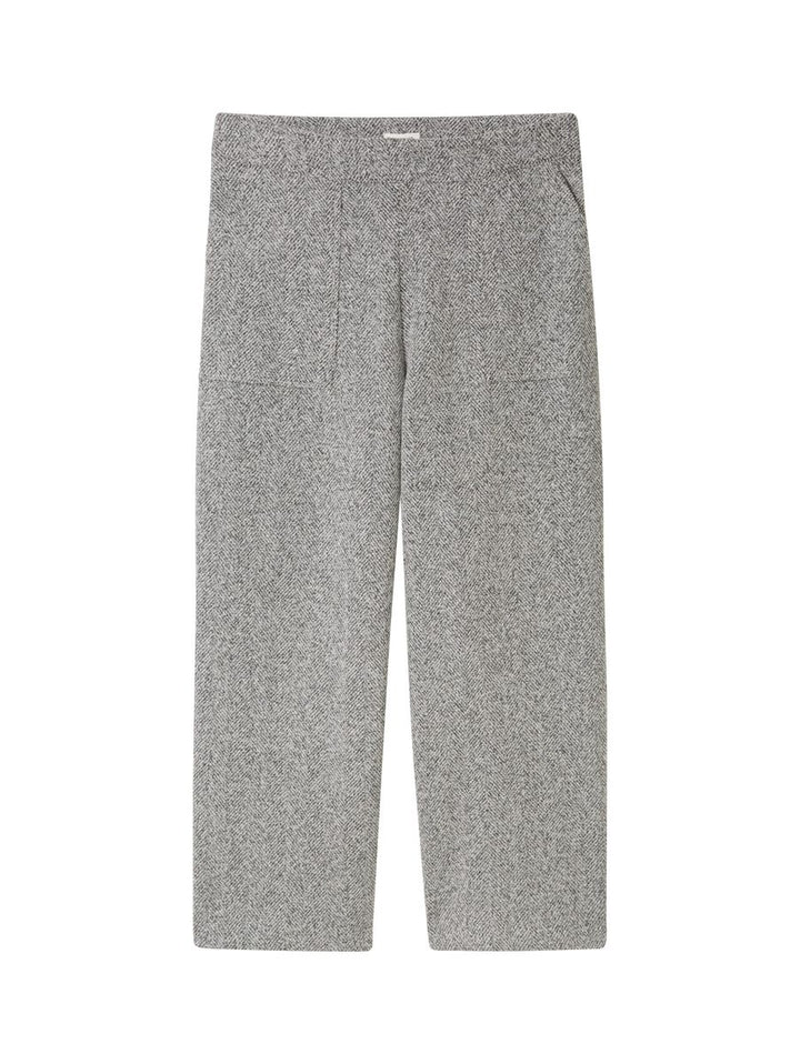 Cropped Culotte Hose mit Struktur