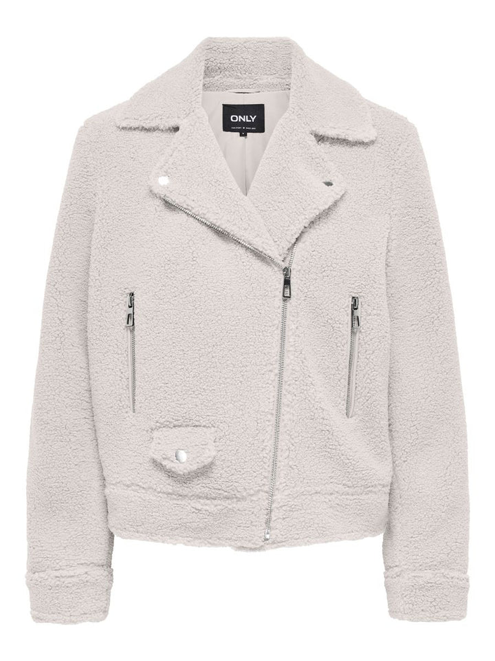 ONLRIO TEDDY BIKER JACKET CC OTW