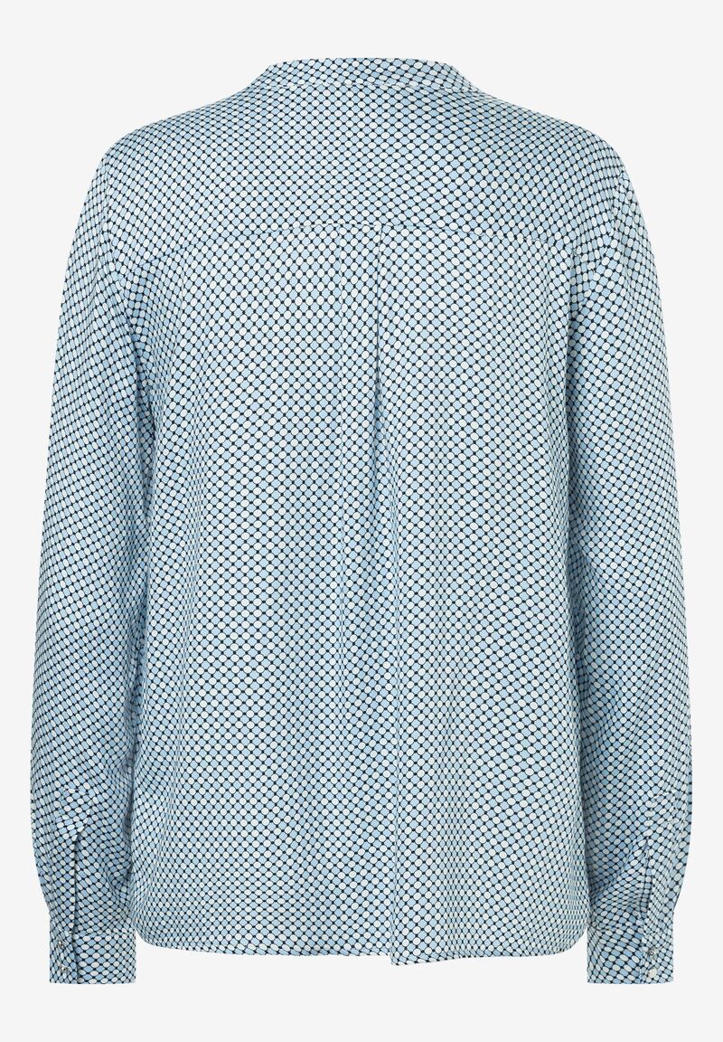 Viskosebluse  Minimal-Print  Herbst-Kollektion