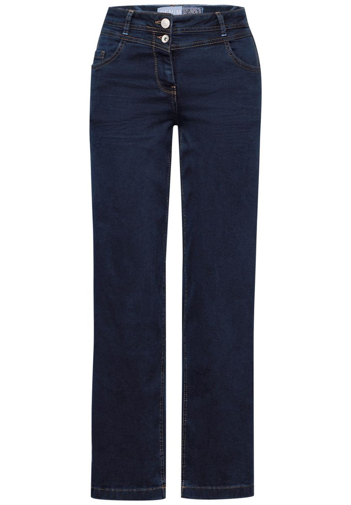 Rinsed Wide Leg Jeans