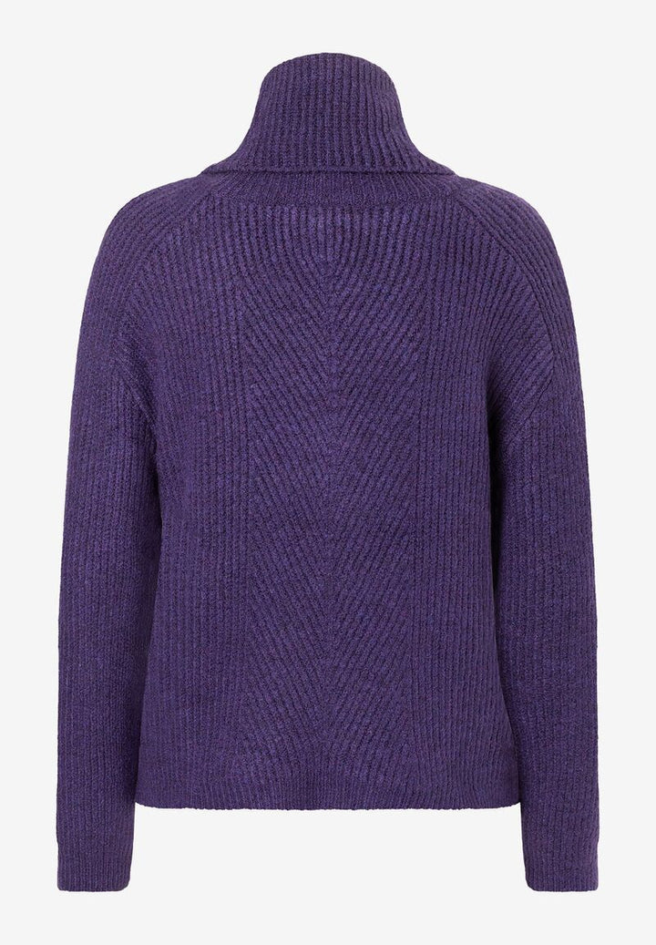 Rollkragen-Pullover  pure purple  Herbst-Kollektion