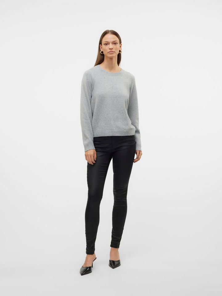 VMDOFFYSHINE LS O-NECK BLOUSE REP NOOS