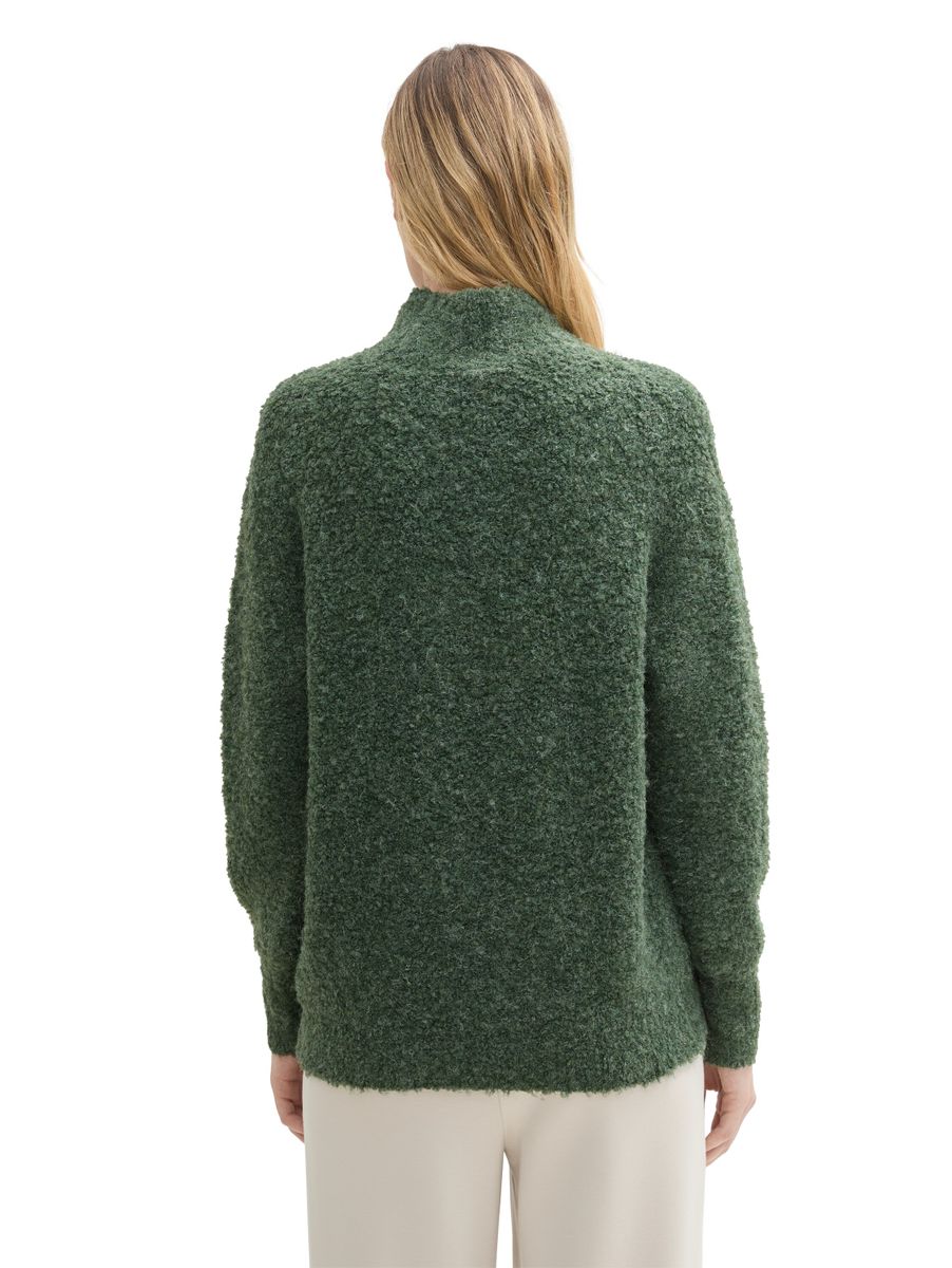 Lockerer Bouclé Pullover