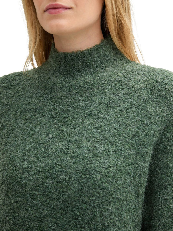 Lockerer Bouclé Pullover