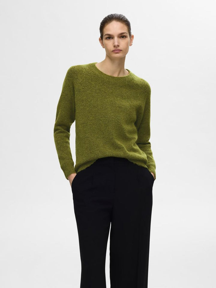 SLFLULU LS KNIT O-NECK B NOOS