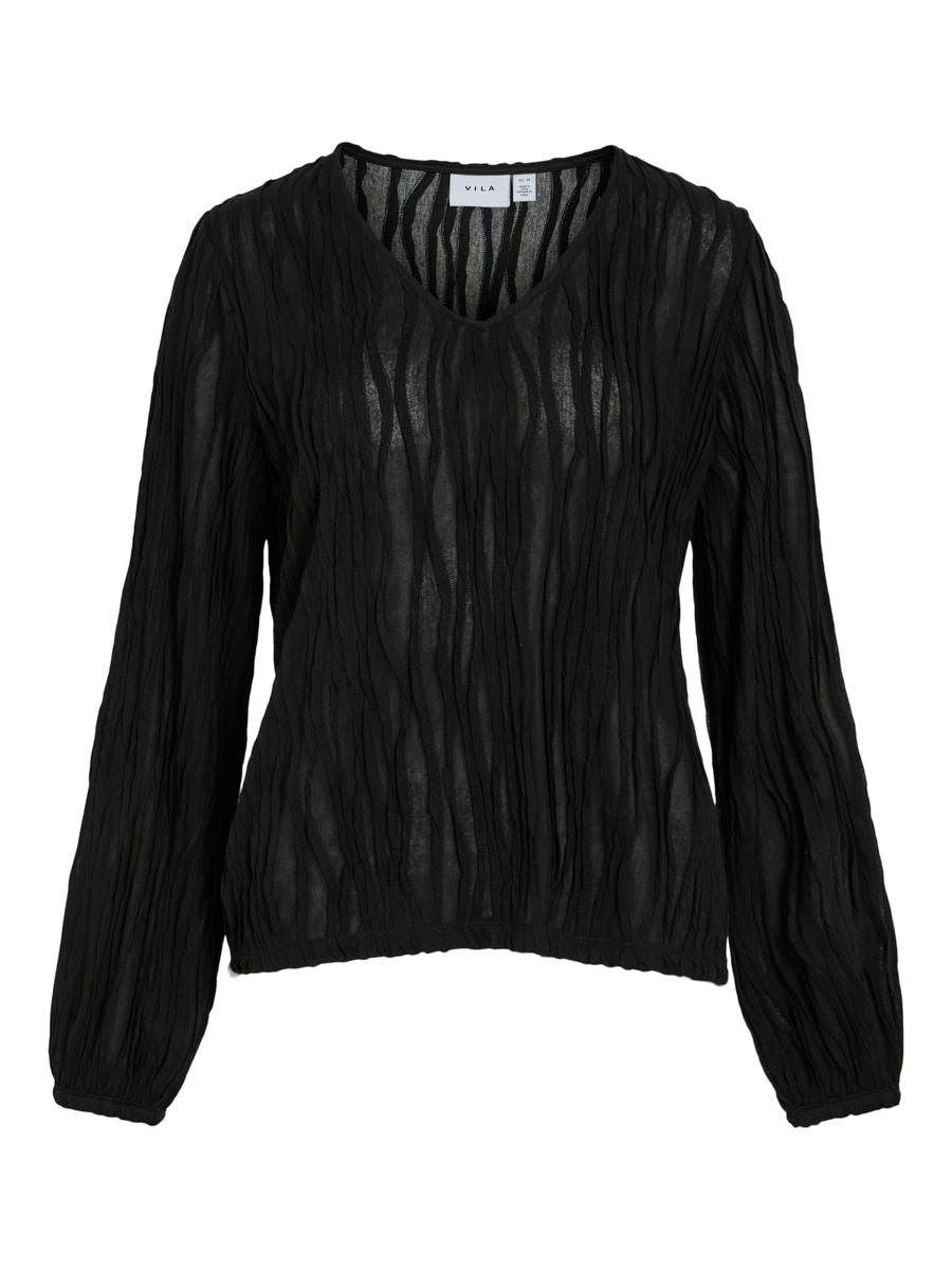 VIARIADNA V-NECK L/S TOP