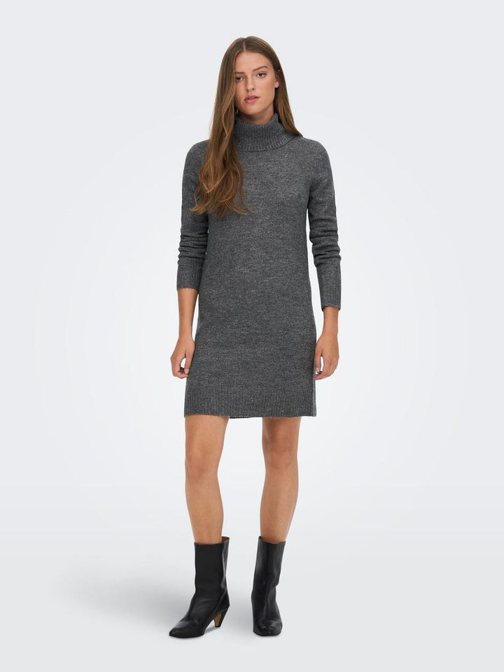 JDYELANORA L/S COWLNECK DRESS KNT NOOS