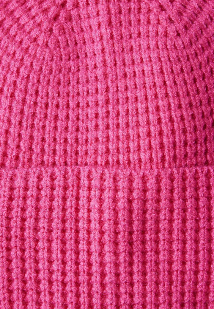 Strickmütze mit Struktur