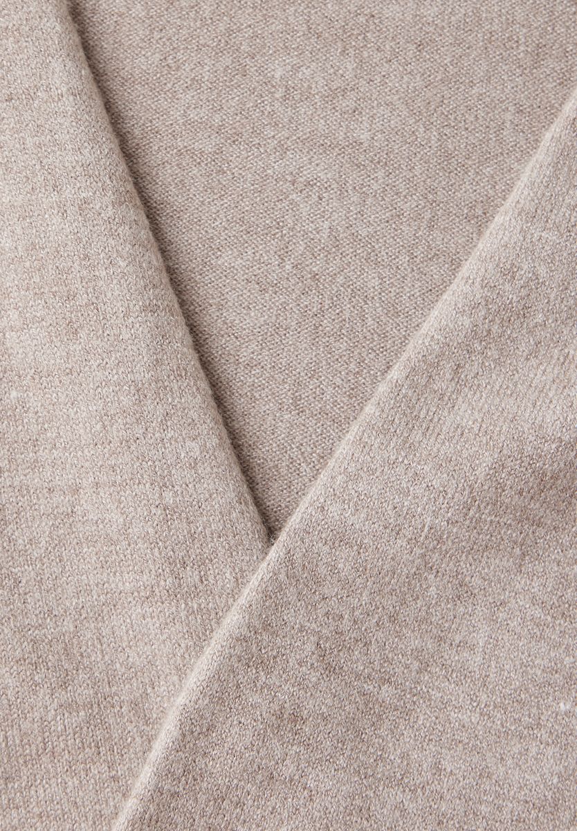 Offene Strickjacke