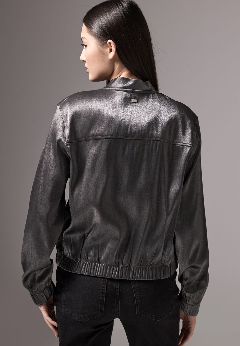 Schimmernder Blouson