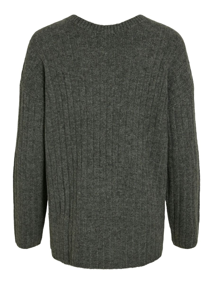 VIMIRAZ L/S REV V-NECK KNIT PULLOVER/BF