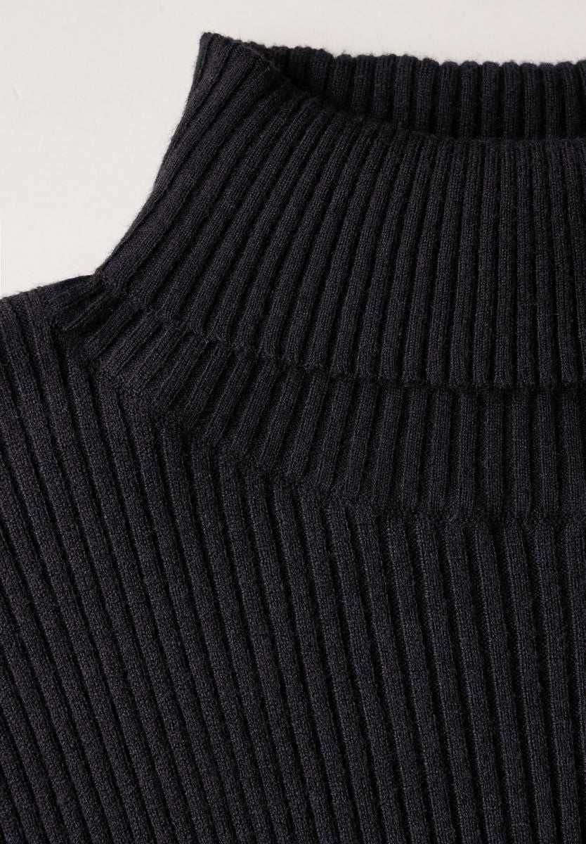 Basic Rollkragen-Pullover