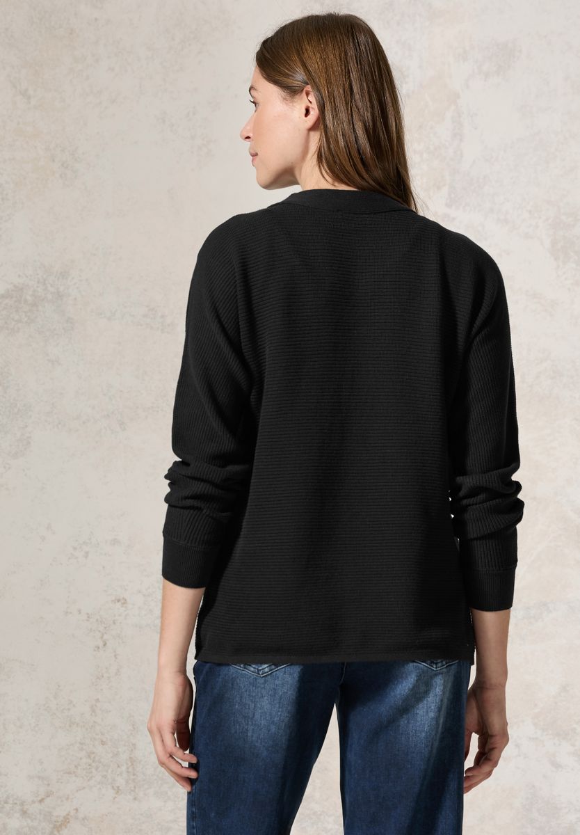 Strukturmix Dolman Pullover