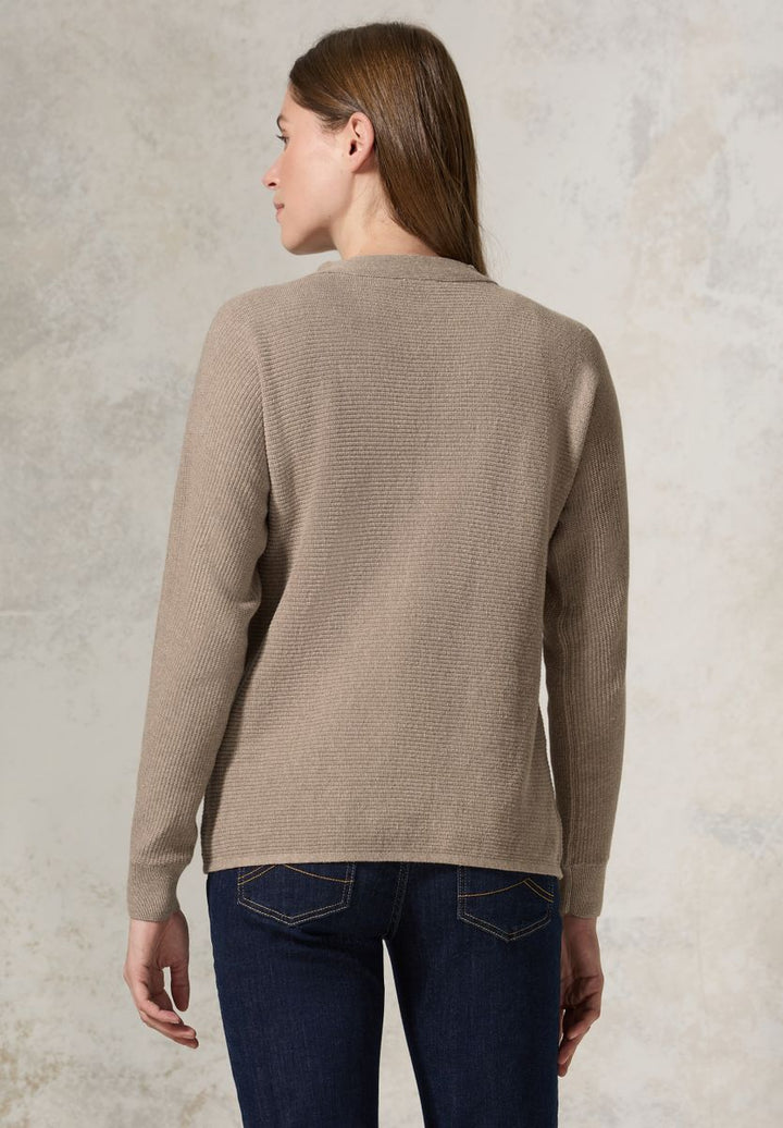 Strukturmix Dolman Pullover