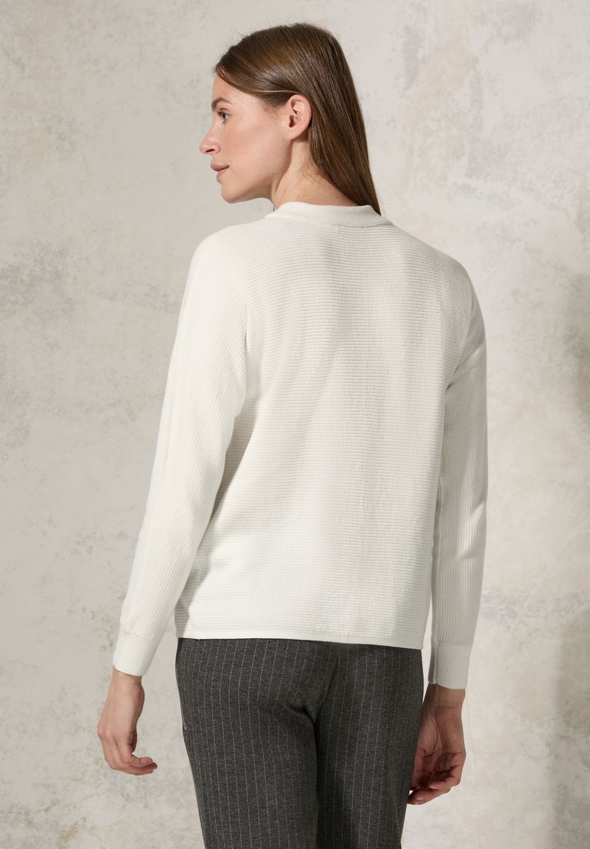 Strukturmix Dolman Pullover