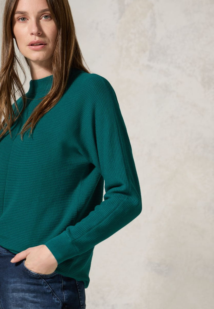 Strukturmix Dolman Pullover