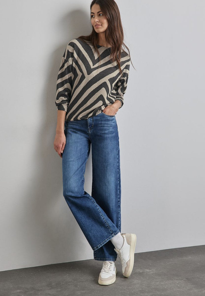 Strick-Look Shirt