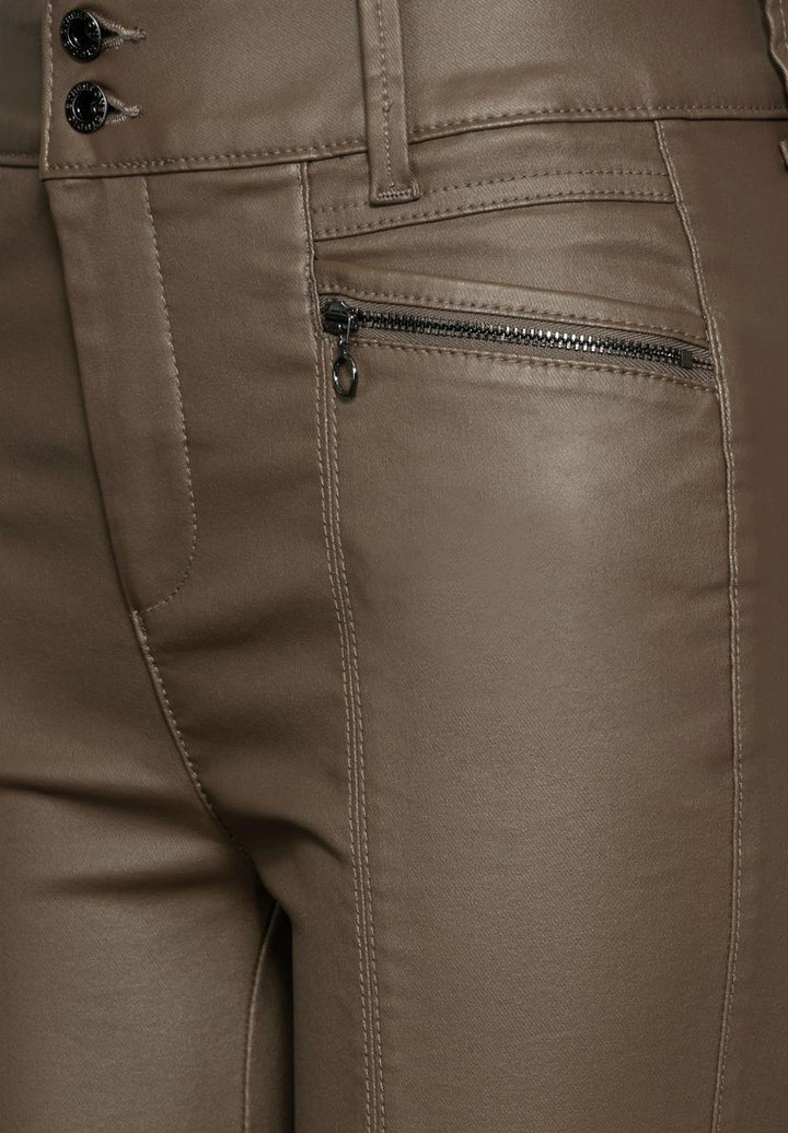 Hose im Leder-Look