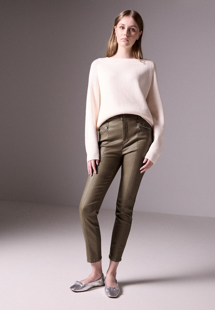 Hose im Leder-Look