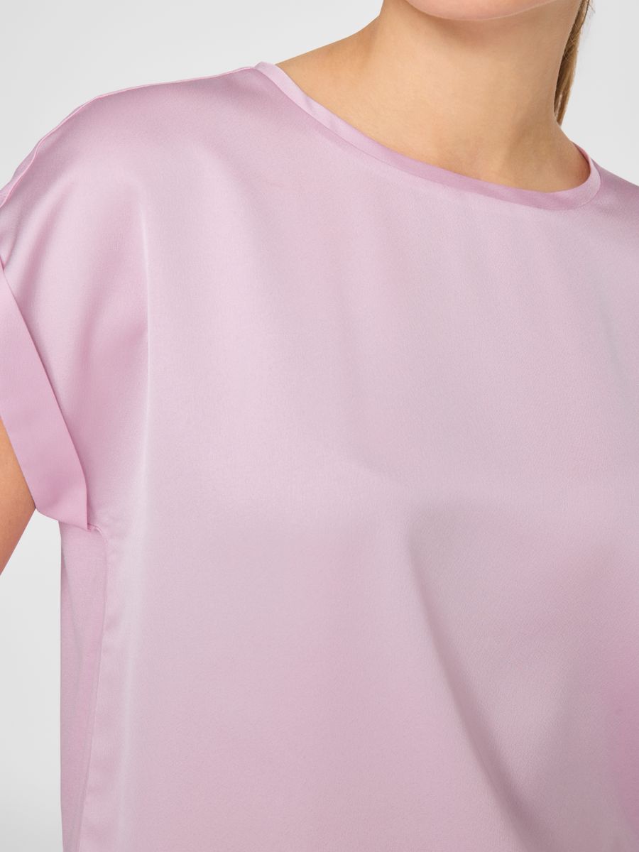 VIELLETTE S/S SATIN TOP - NOOS