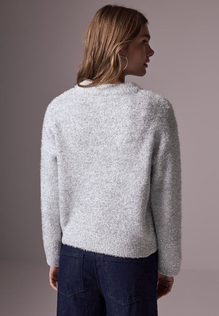 Schimmernder Pullover