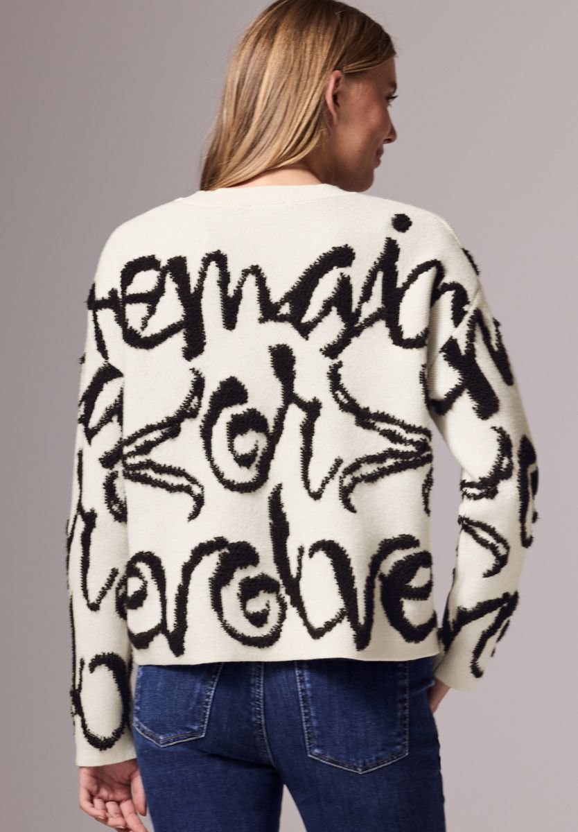 Sweater mit Wording