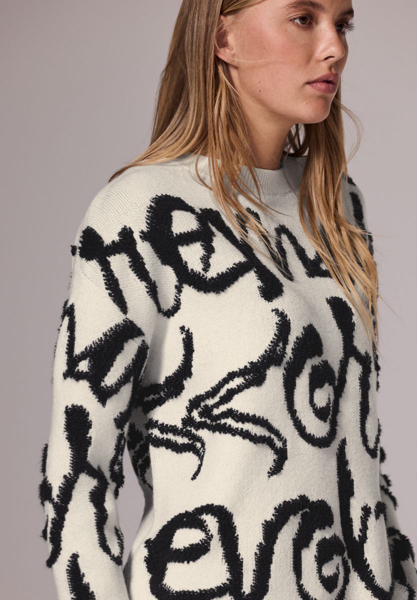 Sweater mit Wording