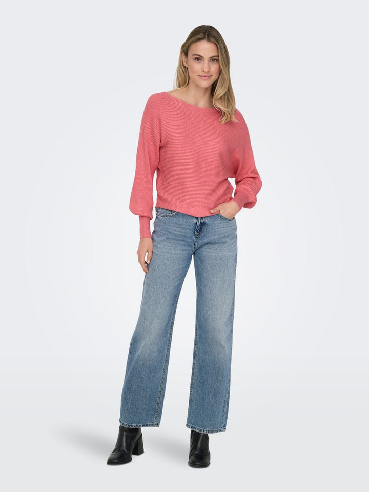 ONLADALINE L/S SHORT PULLO KNT NOOS