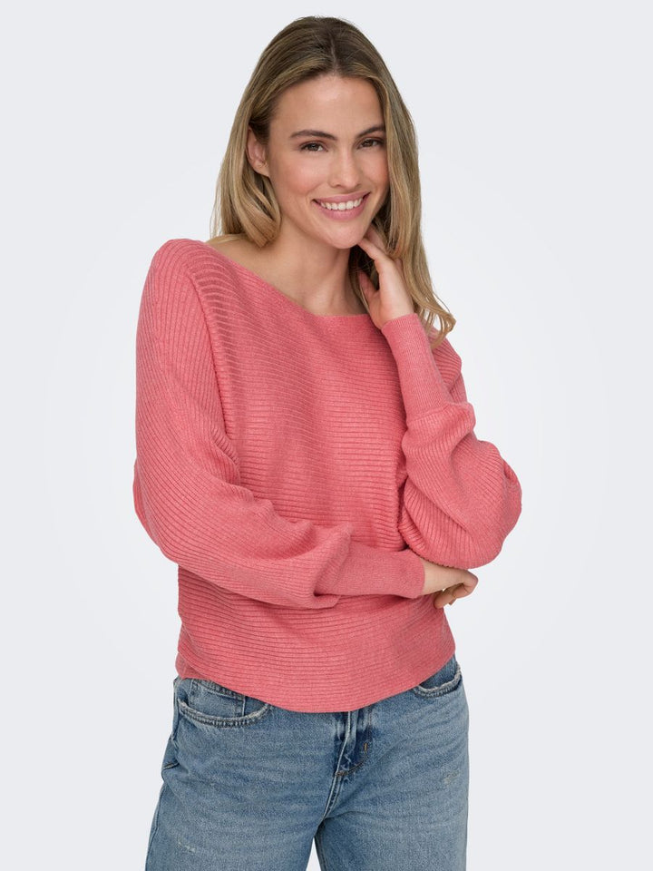 ONLADALINE L/S SHORT PULLO KNT NOOS