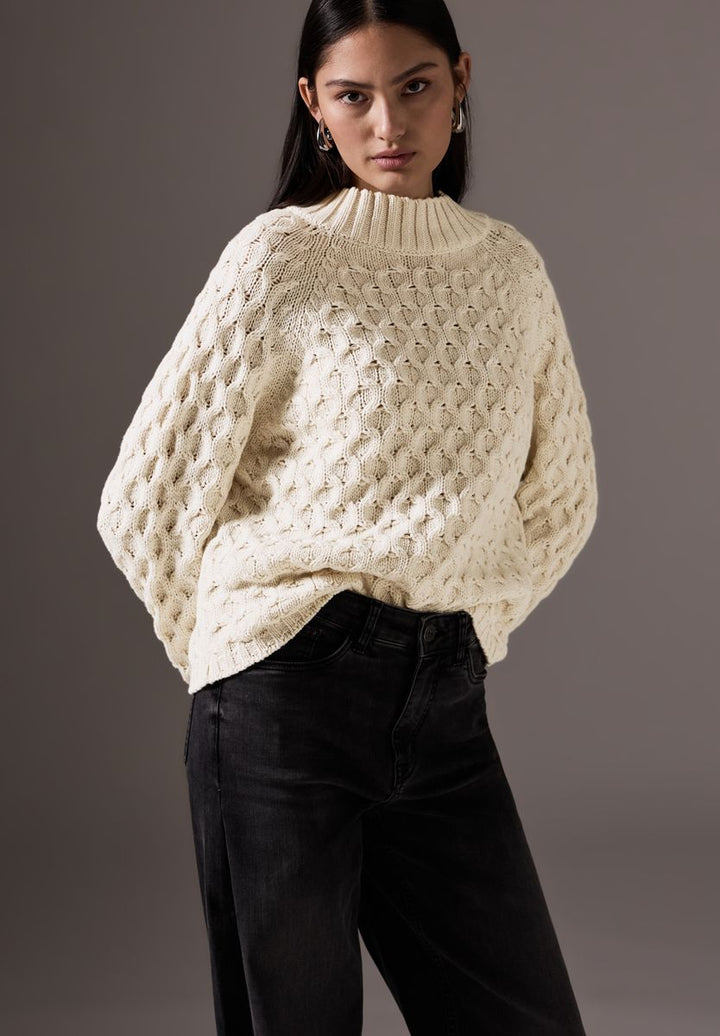 Pullover mit Struktur