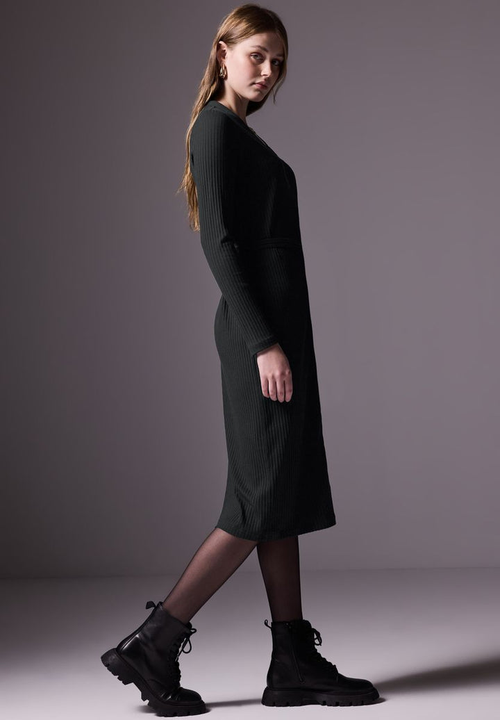 Rippstrick-Kleid