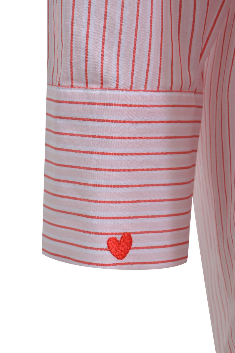 Striped Oversize Shirt Blouse