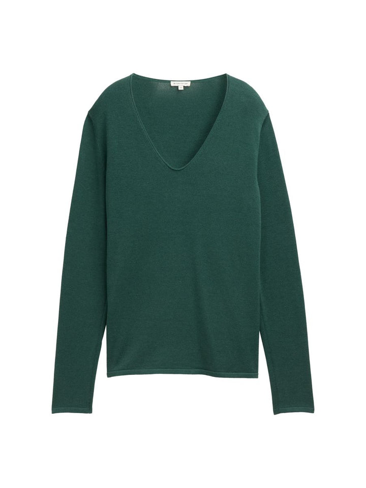 Pullover mit V-Ausschnitt