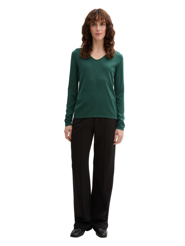Pullover mit V-Ausschnitt