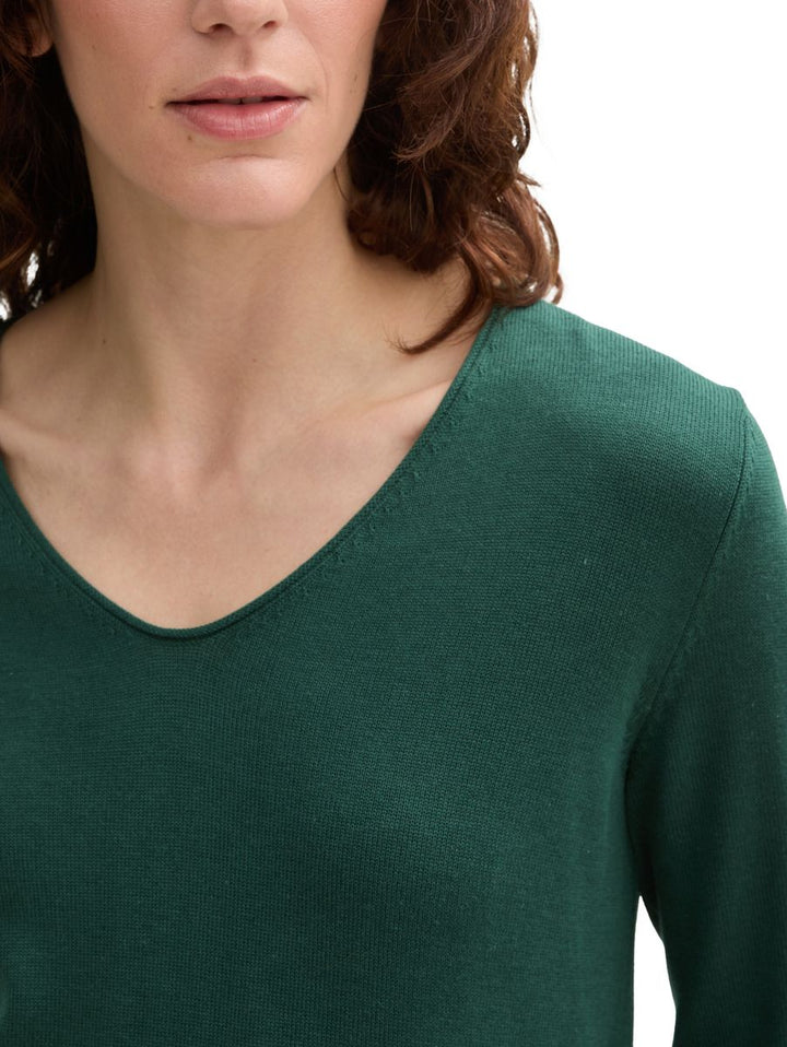 Pullover mit V-Ausschnitt