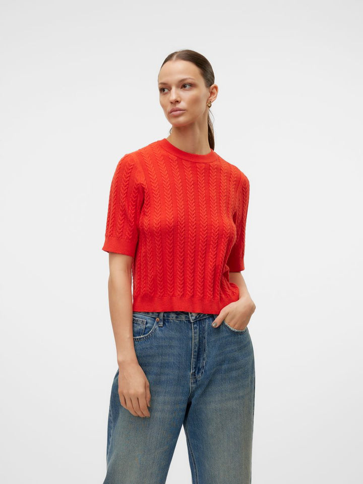 VMJENNY SS O-NECK PULLOVER GA BOO