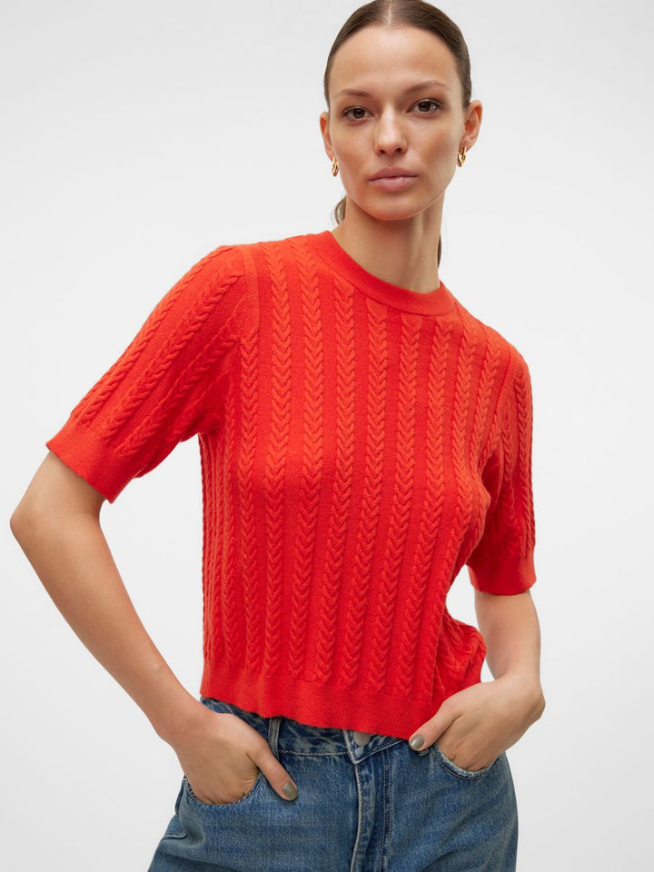 VMJENNY SS O-NECK PULLOVER GA BOO