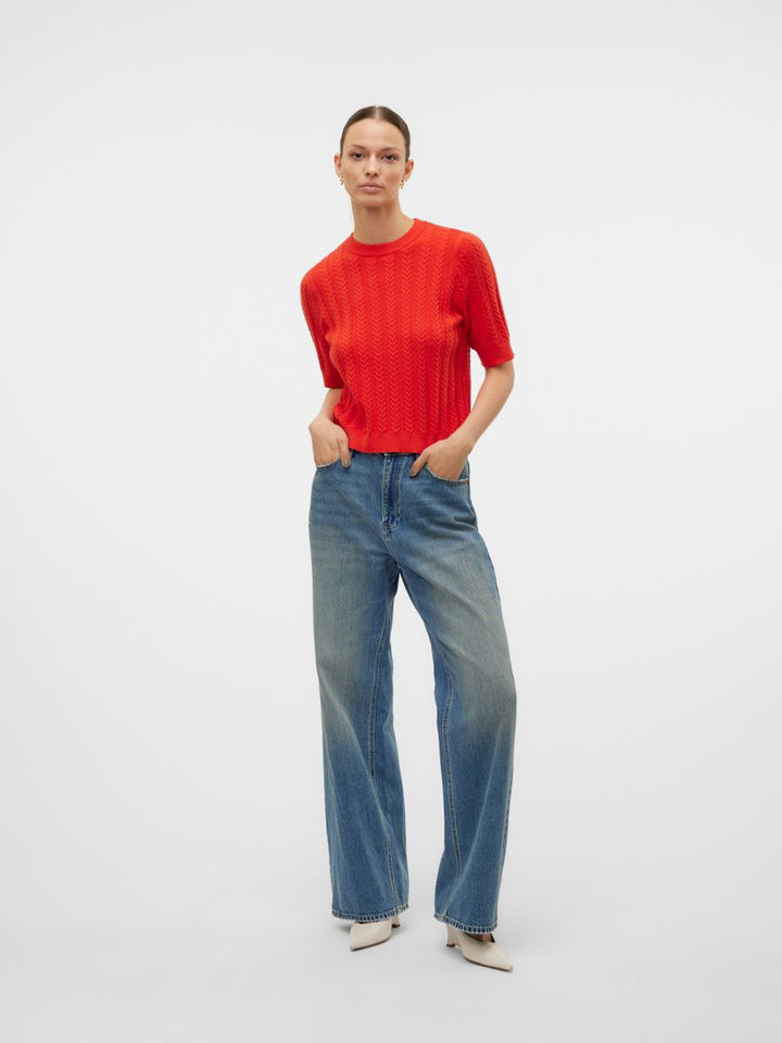 VMJENNY SS O-NECK PULLOVER GA BOO