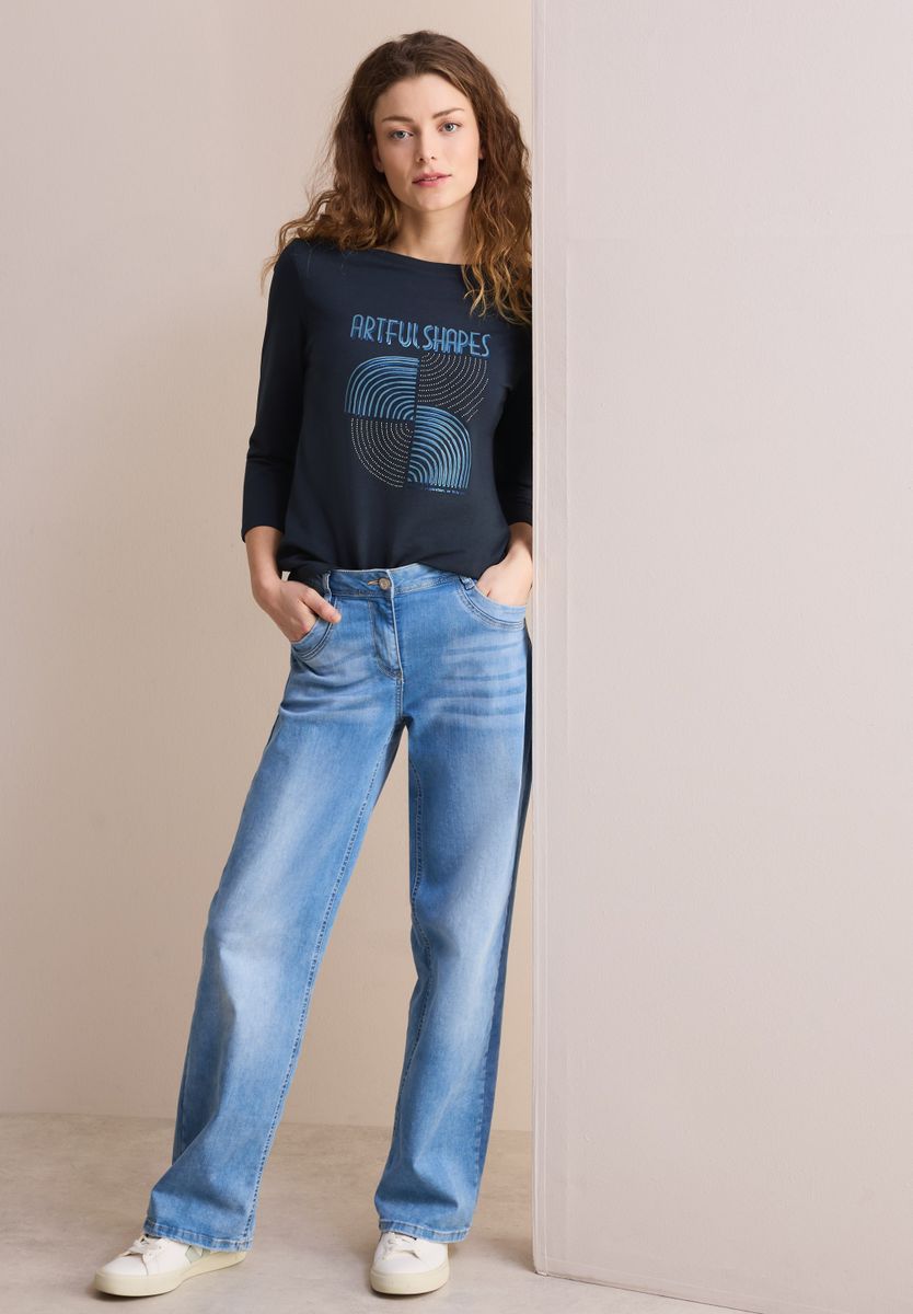 Shirt mit Schimmer-Print