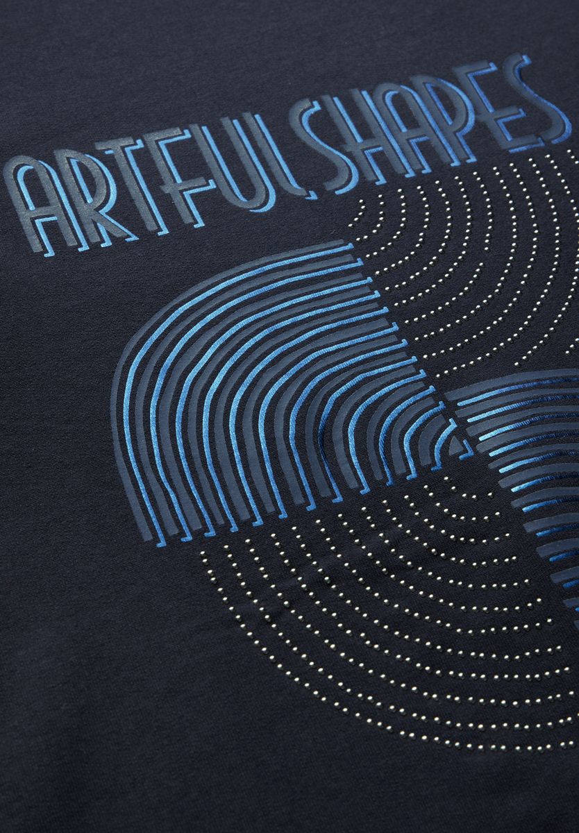 Shirt mit Schimmer-Print