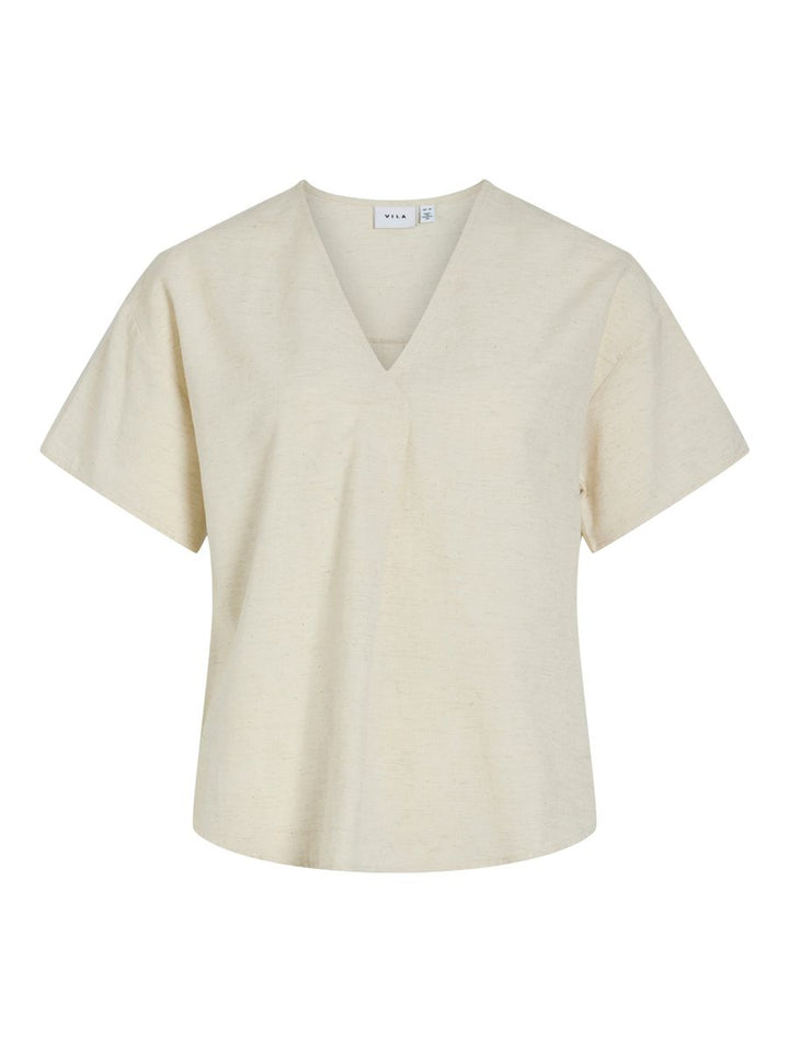 VIPRISILLA V-NECK S/S TOP/1 - NOOS